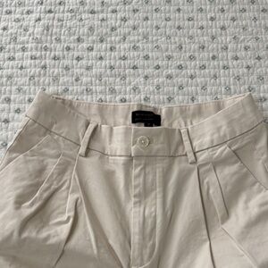 Banana Republic Light Beige Pleated Pants